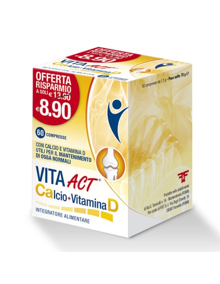 VITA ACT CALCIO + VITAMINA D 60 COMPRESSE