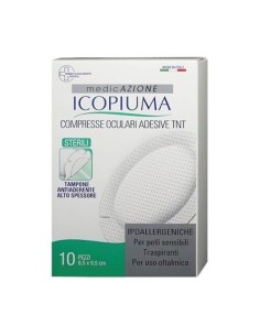 COMPRESSE OCULARI ADESIVE STERILI 10 PEZZI