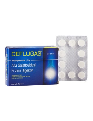 DEFLUGAS 30 COMPRESSE MASTICABILI