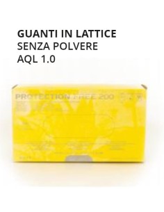 GUANTI LATTICE SENZA POLVERE MEDIUM 100 PEZZI GAMMADIS