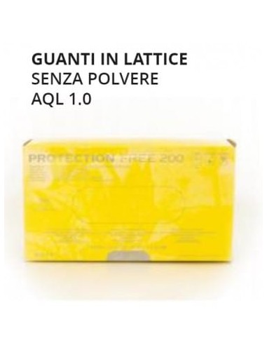 GUANTI LATTICE SENZA POLVERE SMALL 100 PEZZI GAMMADIS