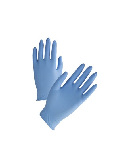 GUANTI NITRILE SENZA POLVERE LARGE 100 PEZZI GAMMADIS