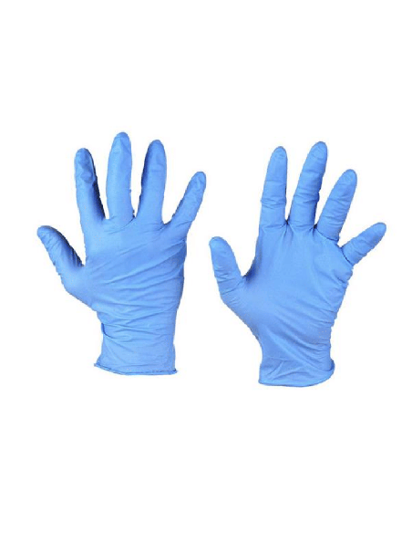 GUANTI NITRILE SENZA POLVERE SMALL 100 PEZZI GAMMADIS