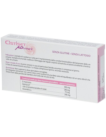 CISTISET ADVANCE 15 COMPRESSE