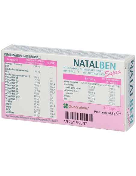 NATALBEN SUPRA 30 CAPSULE MOLLI