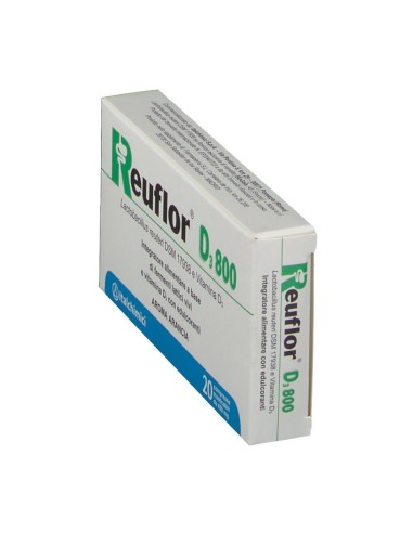 REUFLOR D3 800 20 COMPRESSE MASTICABILI AROMA ARANCIA