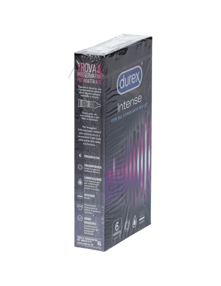 DUREX INTENSE ORGASMIC CONDOM 6 PEZZI