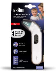 TERMOMETRO AURICOLARE BRAUN THERMOSCAN 3