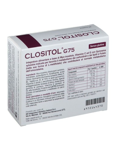 CLOSITOL G75 20 BUSTINE