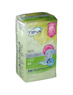 PANNOLONE SAGOMATO TENA DISCREET MINI 20 PEZZI