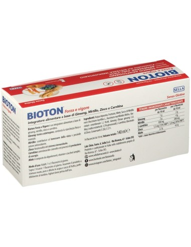 BIOTON GINSENG FORZA VIG 14 FLACONCINI