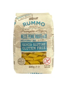 RUMMO MEZZE PENNE RIGATE N28 RISO INTEGRALE E MAIS 400 G