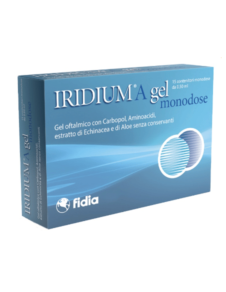 IRIDIUM A GEL OFTALMICO MONODOSE 15 CONTENITORI DA 0,50 ML