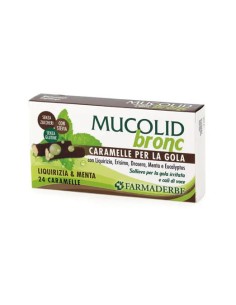 MUCOLID BRONC MENTA & LIQUIRIZIA 24 CARAMELLE
