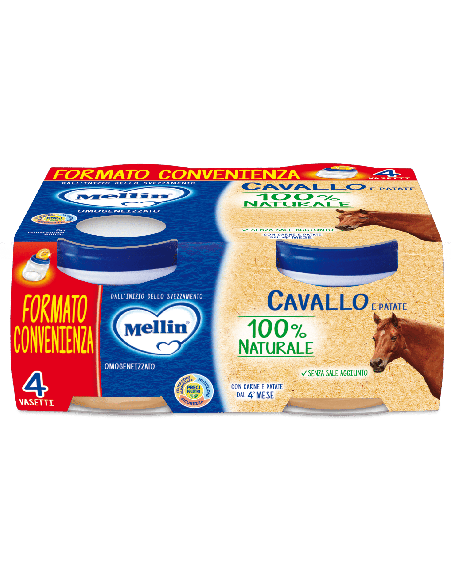 MELLIN OMOGENEIZZATO CAVALLO 4 X 80 G