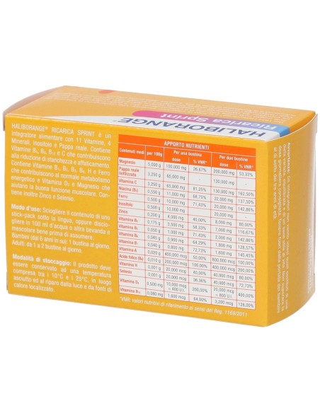 HALIBORANGE RICARICA SPRINT 20 STICK PACK 2 G