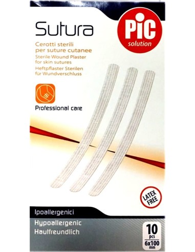 CEROTTO PER SUTURA PIC SOLUTION 6 X 100 MM 10 PEZZI
