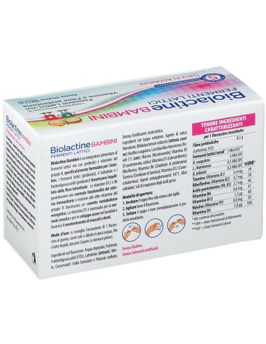 BIOLACTINE BAMBINI 10 FLACONCINI 8 ML
