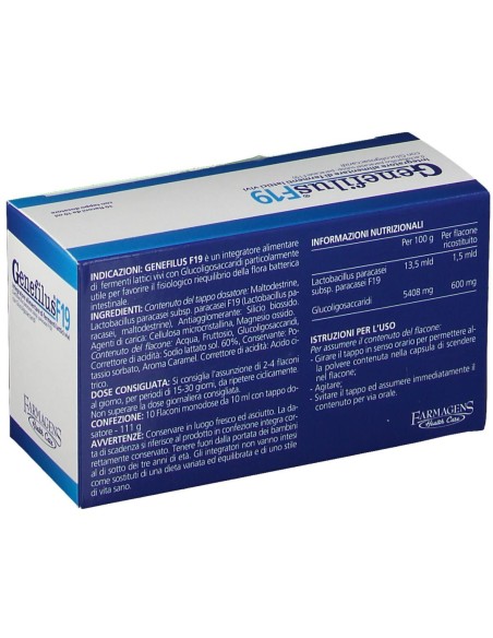 GENEFILUS F19 10 FLACONI DA 10 ML