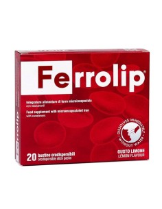 FERROLIP 20 BUSTINE OROSOLUBILI GUSTO LIMONE