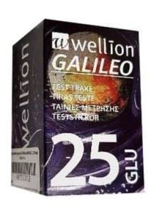 WELLION GALILEO STRIPS 25 GLICEMIA