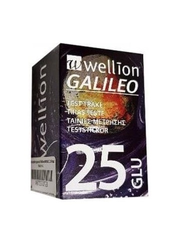 WELLION GALILEO STRIPS 25 GLICEMIA