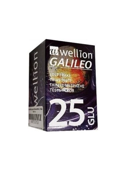 WELLION GALILEO STRIPS 25 GLICEMIA