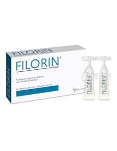FILORIN FIALE SOLUZIONE SALINA ISOTONICA CON ACIDO IALURONICO 0,9% PER USO INALATORIO 10 FIALOIDI MONODOSE RICHIUDIBILI DA 5 ML