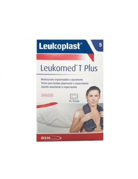 LEUKOMED T PLUS MEDICAZIONE POST-OPERATORIA TRASPARENTE IMPERMEABILE 7,2 X 5 CM