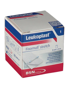 FASCIA AUTOADESIVA IPOALLERGENICA FIXOMULL STRETCH PER FISSAGGIO CATETERI M 5 X 5 CM