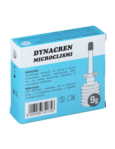 DYNACREN MICROCLISMI CAMOMILLA E MALVA 6 PEZZI DA 9 G PER ADULTI