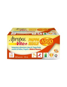 APROPOS VITA+ PAPPA REALE 1000MG 10 FLACONCINI DA 10 ML