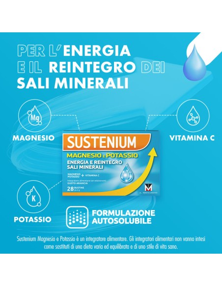 SUSTENIUM MAGNESIO E POTASSIO 28 BUSTE