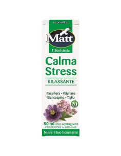 MATT ERBORISTERIA CALMA STRESS RILASSANTE GOCCE 50 ML