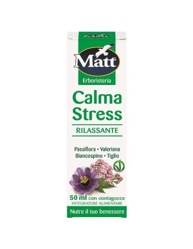 MATT ERBORISTERIA CALMA STRESS RILASSANTE GOCCE 50 ML