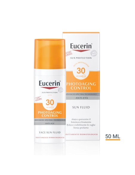 EUCERIN SUN PROTECTION SPF 30 PHOTOAGING CONTROL FACE SUN FLUID ANTI AGE 50 ML