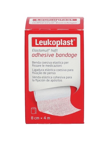 BENDA ELASTICA AUTOADESIVA ELASTOMULL HAFT COMPRESSIONE FORTE 8X400 CM