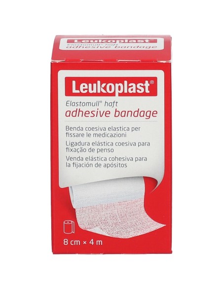 BENDA ELASTICA AUTOADESIVA ELASTOMULL HAFT COMPRESSIONE FORTE 8X400 CM