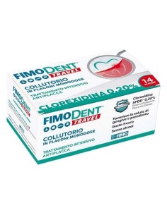 FIMODENT TRAVEL COLLUTORIO CLOREXIDINA SPDD 0,20% 14 FLACONCINI MONODOSE 10 ML