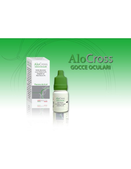 ALOCROSS GOCCE OCULARI ACIDO IALURONICO CROSS-LINKATO 0,2% E ALOE VERA 8 ML