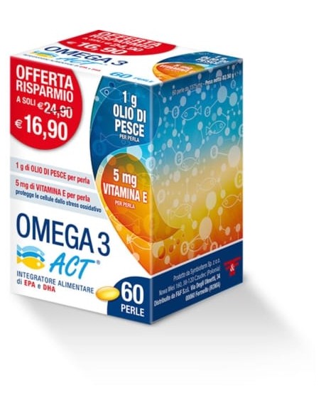 OMEGA 3 ACT 1G 60 PERLE