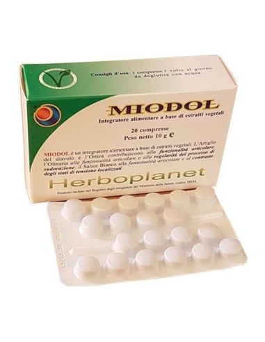 MIODOL 20 COMPRESSE BLISTER 10 G