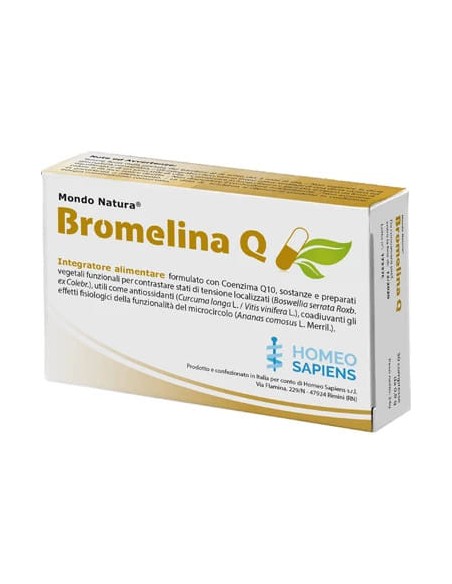 BROMELINA Q MONDO NATURA 30 COMPRESSE