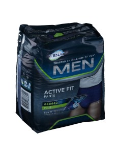 PULL UP UOMO TENA MEN PANTS ACTIVE FIT M 9 PEZZI