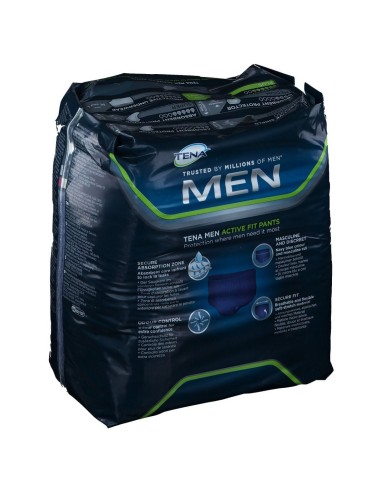 PULL UP UOMO TENA MEN PANTS ACTIVE FIT M 9 PEZZI