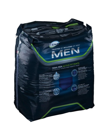 PULL UP UOMO TENA MEN PANTS ACTIVE FIT M 9 PEZZI