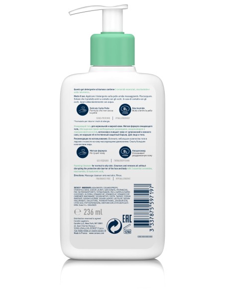 CERAVE SCHIUMA VISO 236 ML