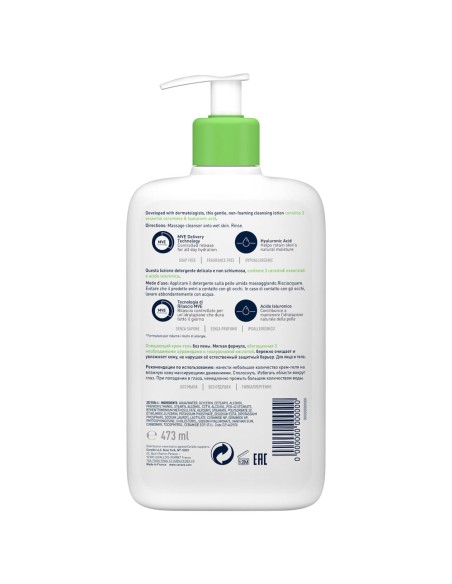 CERAVE DETERGENTE IDRATANTE 473 ML