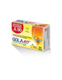GOLA ACT MIELE E LIMONE 24 COMPRESSE OROSOLUBILI