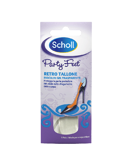 PLANTARE ORTOPEDICO PER RETRO TALLONE PARTY FEET SCHOLL GEL ACTIV 1 PAIO